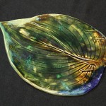 ceramic art - leaf
