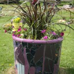 ceramic garden art - planter